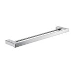 FIENZA 89008610 KOKO DOUBLE TOWEL RAIL 610MM CHROME & MATTE BLACK
