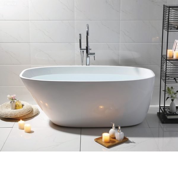 FIENZA FR15675 ATHENIA FREESTANDING ACRYLIC BATH GLOSS WHITE