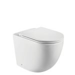 FIENZA K002376MW KOKO WALL FACED TOILET SUITE MATTE WHITE WITH SEAT ONLY