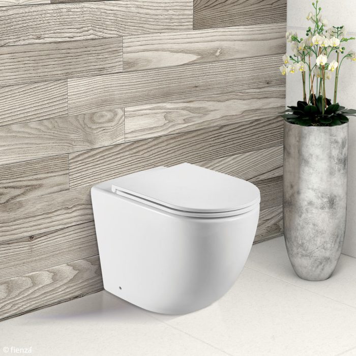 FIENZA K002376MW KOKO WALL FACED TOILET SUITE MATTE WHITE WITH SEAT ONLY