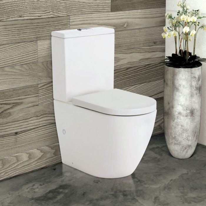 FIENZA K002MW KOKO BACK TO WALL TOILET SUITE MATTE WHITE