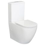 FIENZA K011-2 ALIX BACK TO WALL TOILET SUITE WITH SLIM SEAT WHITE