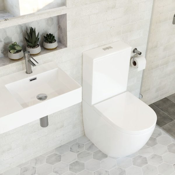 FIENZA K011 ALIX BACK TO WALL TOILET SUITE WHITE