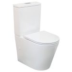 FIENZA K014-2 ISABELLA BACK TO WALL TOILET SUITE WITH SLIM SEAT WHITE