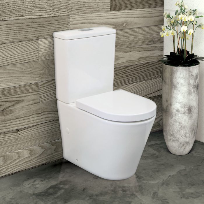 FIENZA K014 ISABELLA BACK TO WALL TOILET SUITE WHITE