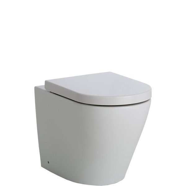 FIENZA K0223 LAMBADA WALL FACED TOILET SUITE WHITE WITH R&T IN-WALL CISTERN