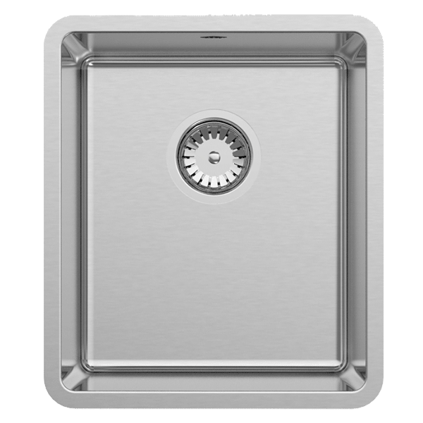 ABEY LUA100 LUCIA SINGLE BOWL STAINLESS STEEL SINK CHROME