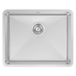 ABEY LUA130 LUCIA LARGE SINGLE BOWL STAINLESS STEEL SINK CHROME