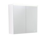 FIENZA PSC750W-LED MIRROR CABINET LED 750 WITH SIDE PANELS GLOSS WHITE