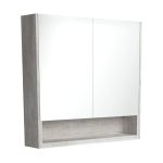 FIENZA PSC900SX MIRROR CABINET 900 WITH DISPLAY SHELF INDUSTRIAL