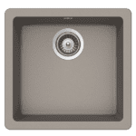 ABEY QN-100SC QUADRO SINGLE BOWL SINK SCHOCK CONCRETE