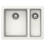 ABEY QN-150W QUADRO ONE & 1/3 BOWL SINK SCHOCK ALPINA
