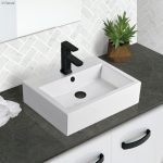 FIENZA RB07N MODENA RECTANGULAR ABOVE COUNTER BASIN GLOSS WHITE