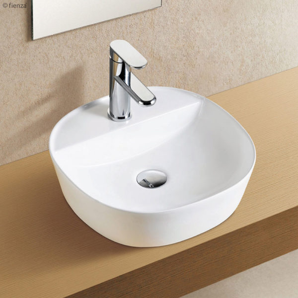 FIENZA RB2201 CHICA 405 ROUND ABOVE COUNTER BASIN GLOSS WHITE