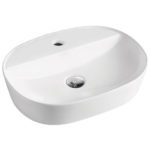 FIENZA RB2202 CHICA 500 OVAL ABOVE COUNTER BASIN GLOSS WHITE