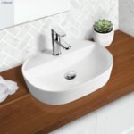 FIENZA RB2202 CHICA 500 OVAL ABOVE COUNTER BASIN GLOSS WHITE