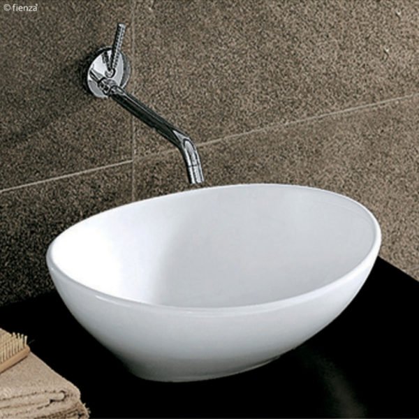 FIENZA RB3078 PAOLA OVAL ABOVE COUNTER BASIN GLOSS WHITE