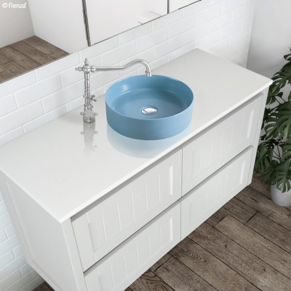 FIENZA RB3134BLUE REBA ROUND ABOVE COUNTER BASIN MATTE BLUE