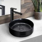 FIENZA RB3134B REBA ROUND ABOVE COUNTER BASIN MATTE BLACK