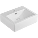 FIENZA RB7033 WILLOW RECTANGULAR ABOVE COUNTER BASIN GLOSS WHITE