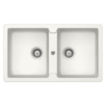 ABEY TN200W TYPOS DOUBLE BOWL GRANITE SINK SCHOCK ALPINA