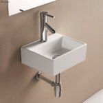 FIENZA TR4549 MODENA BABY RECTANGULAR ABOVE COUNTER BASIN GLOSS WHITE