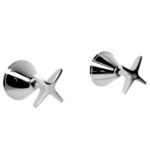 FIENZA 332104 LAREDO WALL TOP ASSEMBLIES CHROME