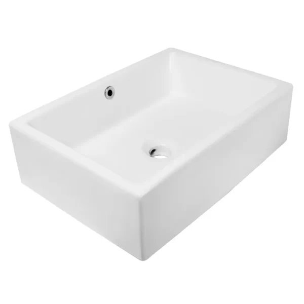 INSPIRE IS4050 RECTANGULAR ABOVE COUNTER BASIN WHITE
