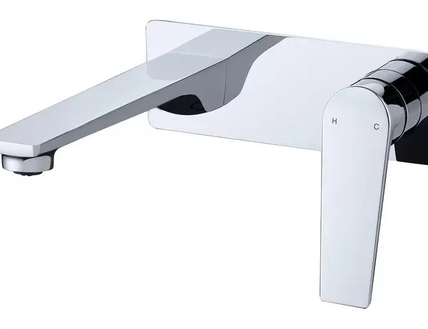 INSPIRE Z13WBM ZEVIO WALL BASIN MIXER CHROME AND COLOURED