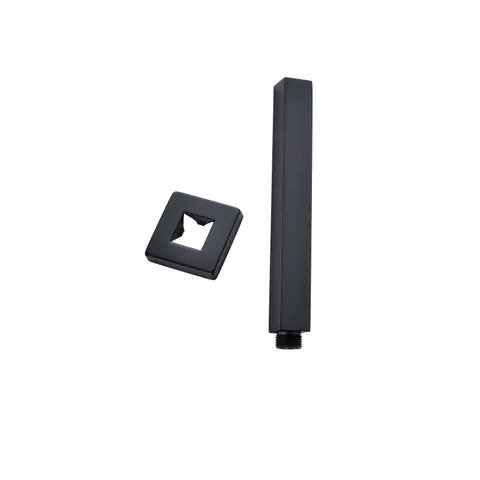 INSPIRE TCSA2 TARAN SQUARE 200 CEILING SHOWER ARM CHROME AND BLACK