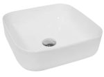 INSPIRE IS4138 SQUARE ABOVE COUNTER BASIN WHITE