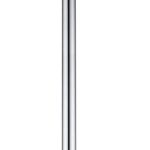 INSPIRE PCSA4 ROUND 400 CEILING SHOWER ARM CHROME AND BLACK