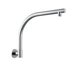 INSPIRE PGSA PAVIA ROUND GOOSENECK SHOWER ARM CHROME AND BLACK