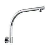 INSPIRE PGSA PAVIA ROUND GOOSENECK SHOWER ARM CHROME AND BLACK
