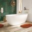 FIENZA ST18 MARISSA FREESTANDING STONE BATH 1700 MATTE WHITE
