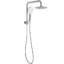 INSPIRE PTSS PAVIA ROUND HALF RAIL SET WITH 200MM SHOWER HEAD CHROME AND COLOURED