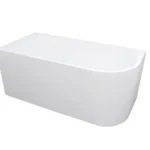 INSPIRE ICBT CORNER BACK TO WALL BATH LEFT GLOSS WHITE