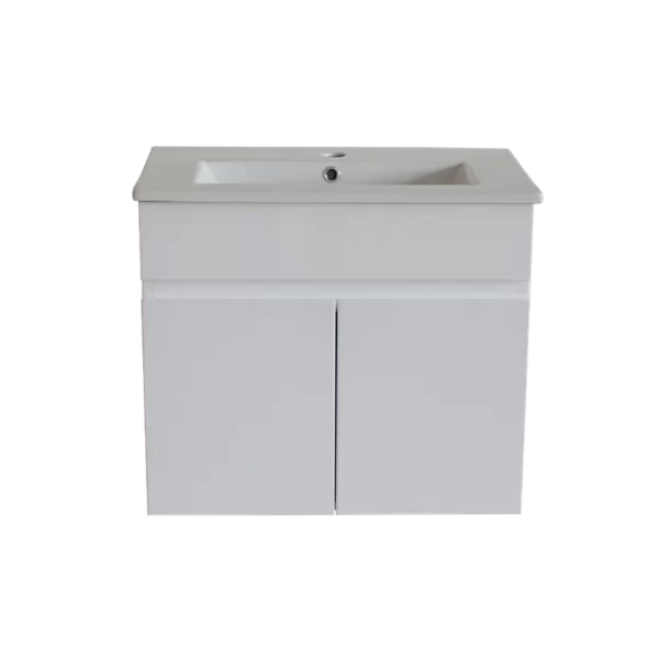 INSPIRE PV64W PAVIA PVC VANITY WALL HUNG 600 GLOSS WHITE