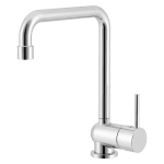 ABEY MALIBU-Q SQUARE NECK SINK MIXER CHROME