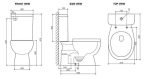 INSPIRE IMTSPK MASSA TOILET SUITE S-TRAP WHITE