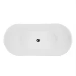 INSPIRE IVBT-HB VIVA FREESTANDING HIGHBACK BATH GLOSS WHITE