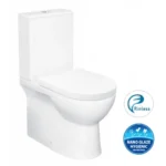 INSPIRE IBTSPK BELLA TRADITIONAL BACK TO WALL RIMLESS TOILET SUITE GLOSS WHITE