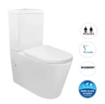 INSPIRE IFTSPKVA FEANZA BACK TO WALL TORNADO TOILET SUITE GLOSS WHITE