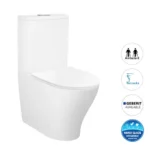 INSPIRE IZTSPK ZENITTI BACK TO WALL TORNADO TOILET SUITE GLOSS WHITE