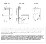 INSPIRE IATSPK ALZANO BACK TO WALL RIMLESS TOILET SUITE GLOSS WHITE