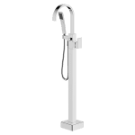ABEY 1FM-BTM PARK AVENUE FLOOR MOUNTED BATH FILLER WITH HAND SHOWER GARETH ASHTON CHROME