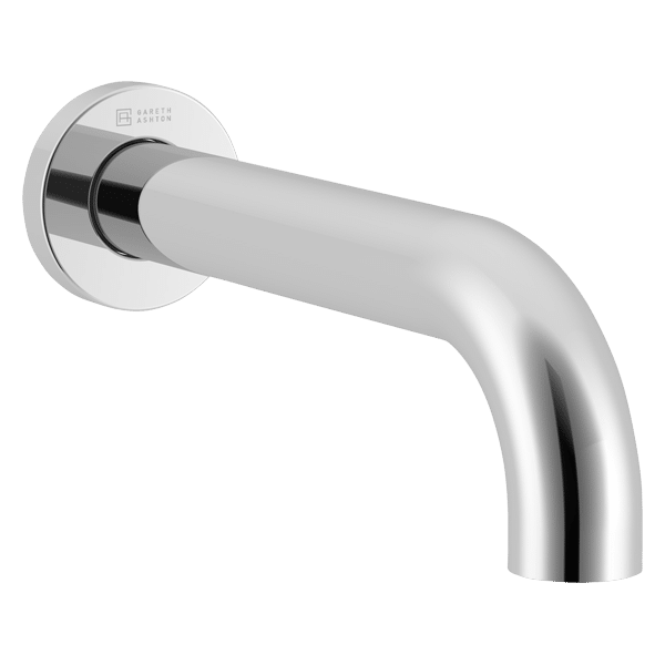 ABEY 3S-C200 LUCIA CURVED BASIN SPOUT 200MM GARETH ASHTON CHROME & BLACK