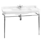 ABEY 13140 EDWARDIAN 120CM BASIN & STAND BURLINGTON WHITE