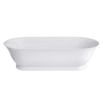 ABEY 21123 FLORENZA FREESTANDING CLEARSTONE BATH 1400 GARETH ASHTON GLOSS WHITE