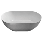 ABEY 26385 BYRON FREESTANDING CLEARSTONE BATH 1500 GARETH ASHTON MATTE WHITE